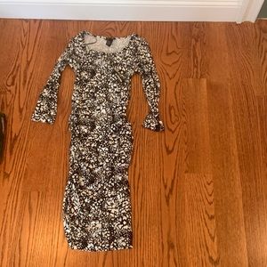 H&M maternity pattern dress XS